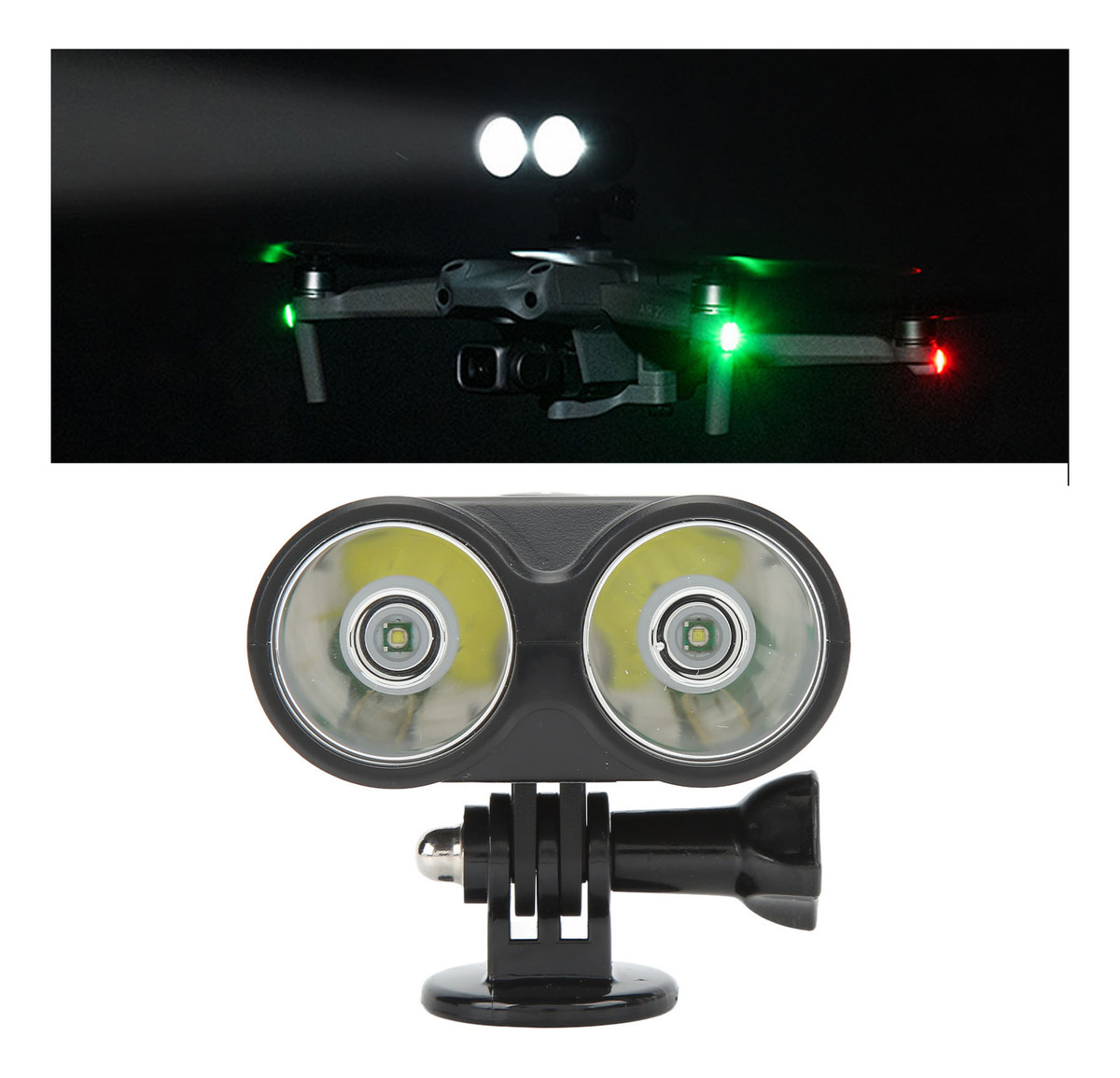 Drone Owl Searchlight 4 Modos Night Flying Light Universal - Imagem 8