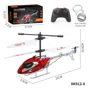 Luzes Usb Rc De Helicóptero 912-x, Voando Para A Esquerda E
