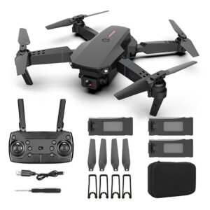 Drone Pro 4k De Alta Definição Dupla E88 4k3b Preto