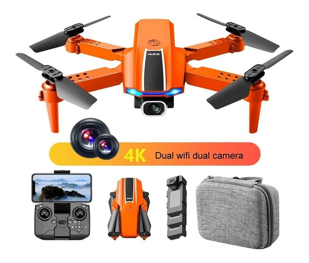 Mini Drone Rc Ylr/c S65 Com Câmera Dupla De Nível De Entrada