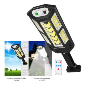 Rua Pública Poste Led 3000w Sensor Solar Luminária