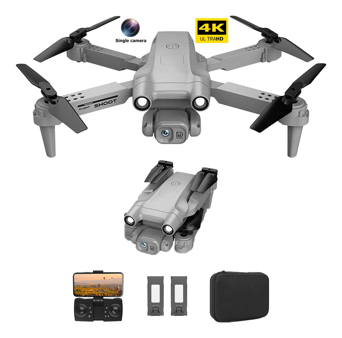 Quadricóptero Dobrável Fpv 3d Flip 4ch Rc Drone De 2,4 G (ci - Imagem 2