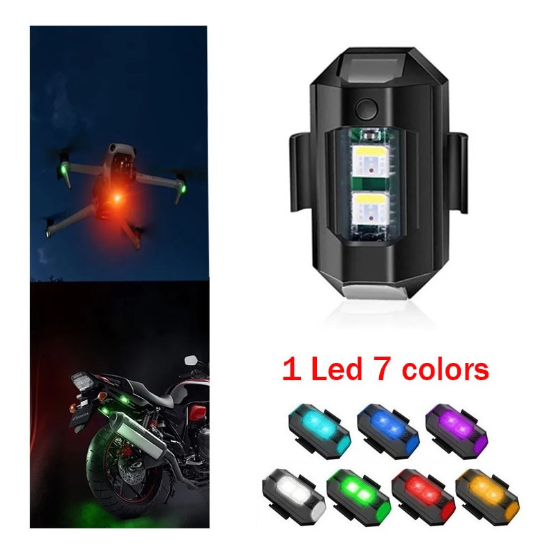 2 Peças De Luzes Publicitárias Led Para Motocicletas/drones - Imagem 2