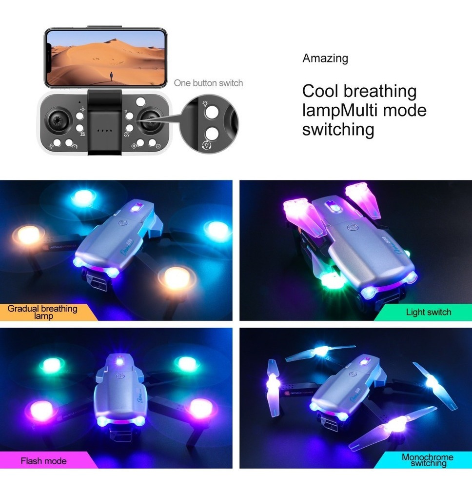 Mini Drone De Controle Remoto Infantil Com Camera - Imagem 10