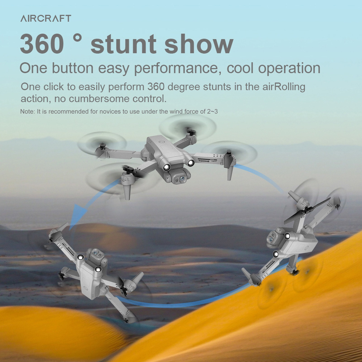Drone Rc Quadcopter 3d Flip De 4 Canais Dobrável De 2,4 G (c - Imagem 8