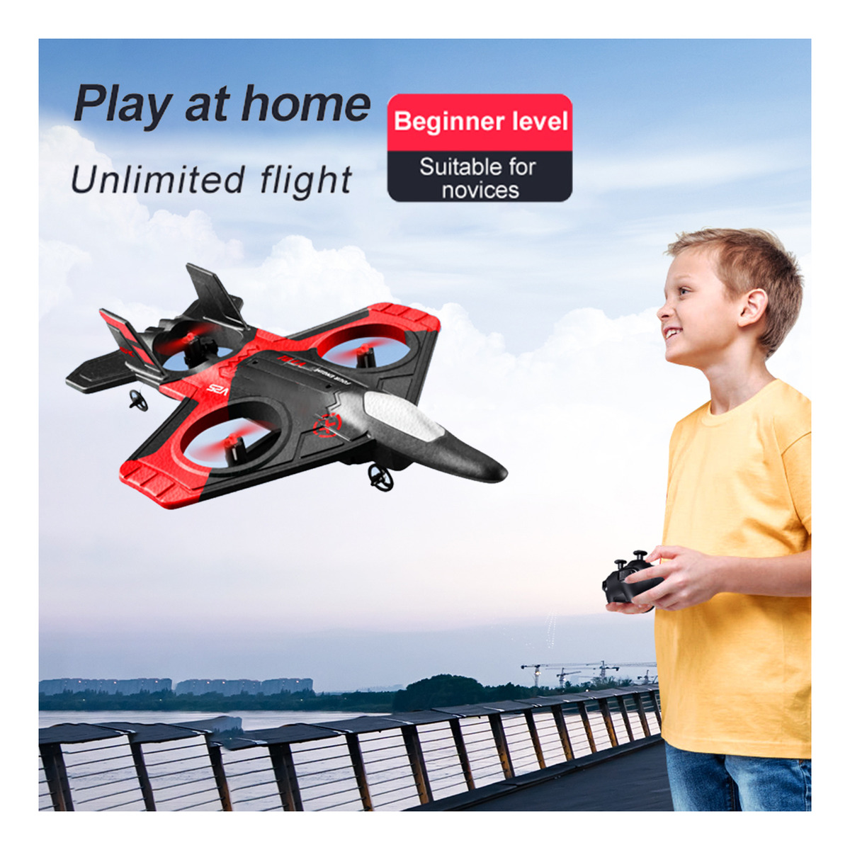 Avião Rc Com Câmera 480p 2,4 Ghz Rc Plane Aircraft Flight - Imagem 7