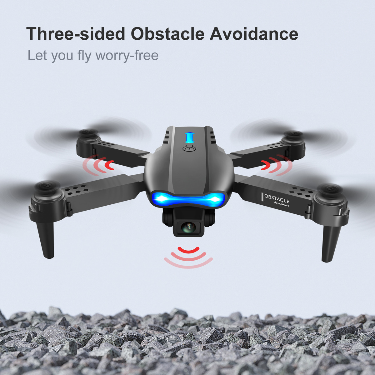 Quadricóptero Rc Para Evitar Obstáculos Fpv 2,4 Ghz 4ch Rc ( - Imagem 4