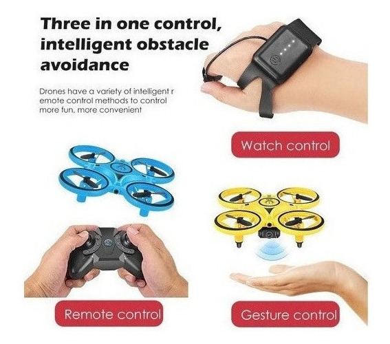 Drone Quadricóptero Acrobático Stunt Com Controle Por Gestos - Imagem 7