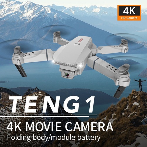 A Mini Drone E88 Pro 4k Câmera Bateria Branco (apenas Bateri - Imagem 3