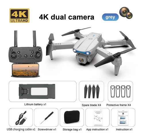 Drone Com Câmera Dupla 4k De Profissional De Alta Definição - Imagem 10