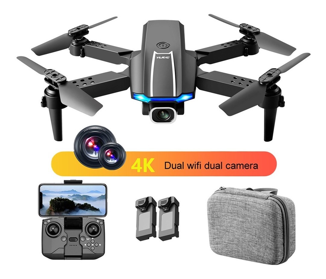 Câmera Dupla Mine Drone Flypro + 2 Baterias