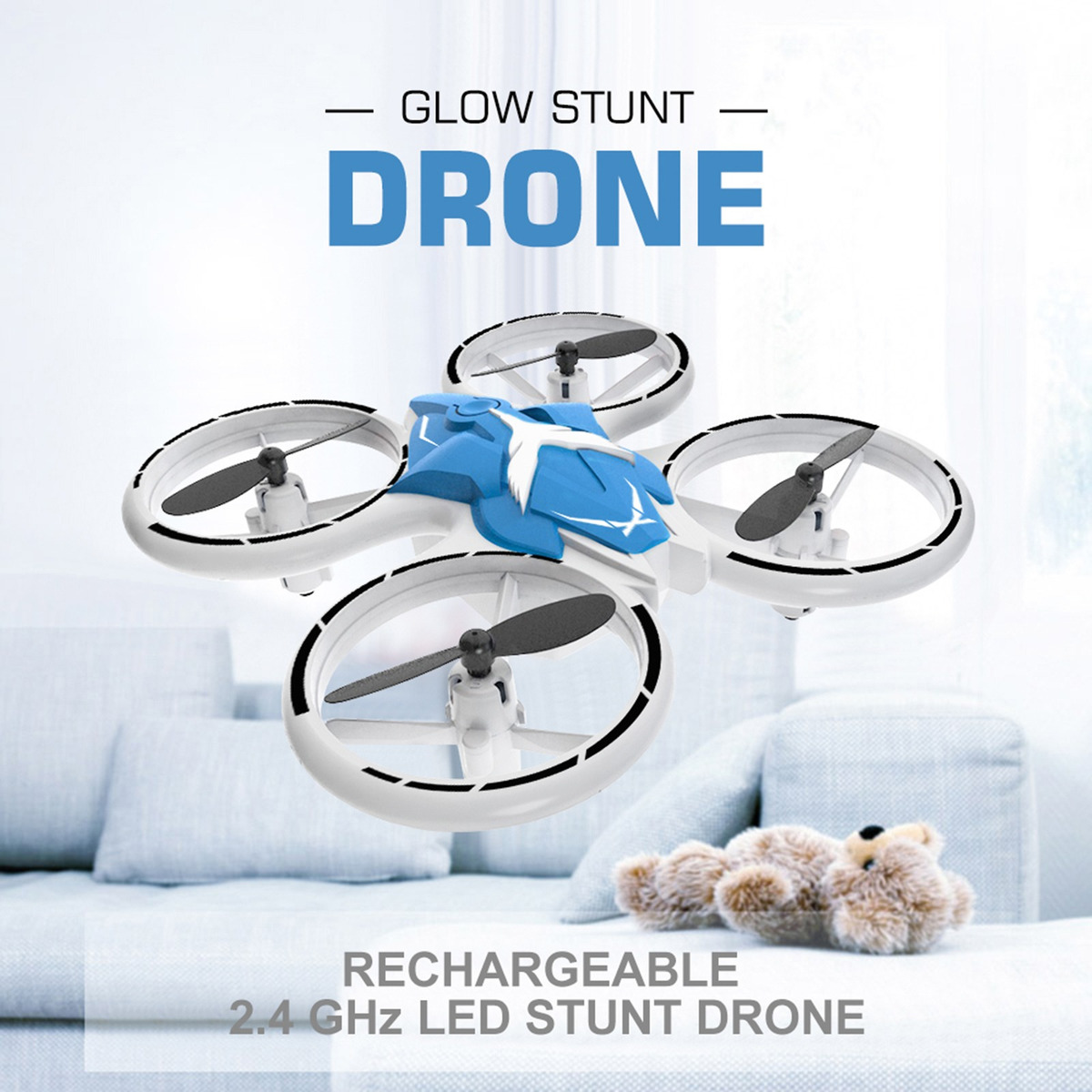 Luzes Led Para Aeronaves Gyro Rc De 6 Eixos 2,4 Ghz 4ch Quad - Imagem 3