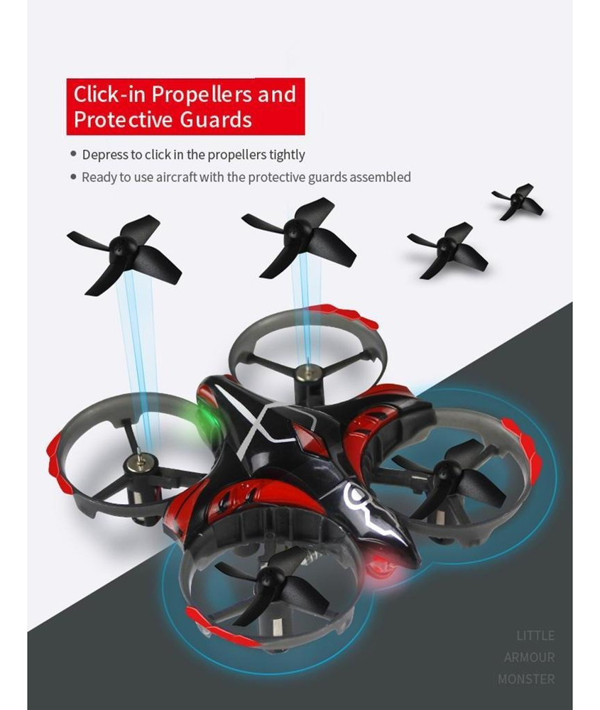 Jjr/c H56 Mini Drone Rc Indução Mão Operado Quadcopter - Imagem 17