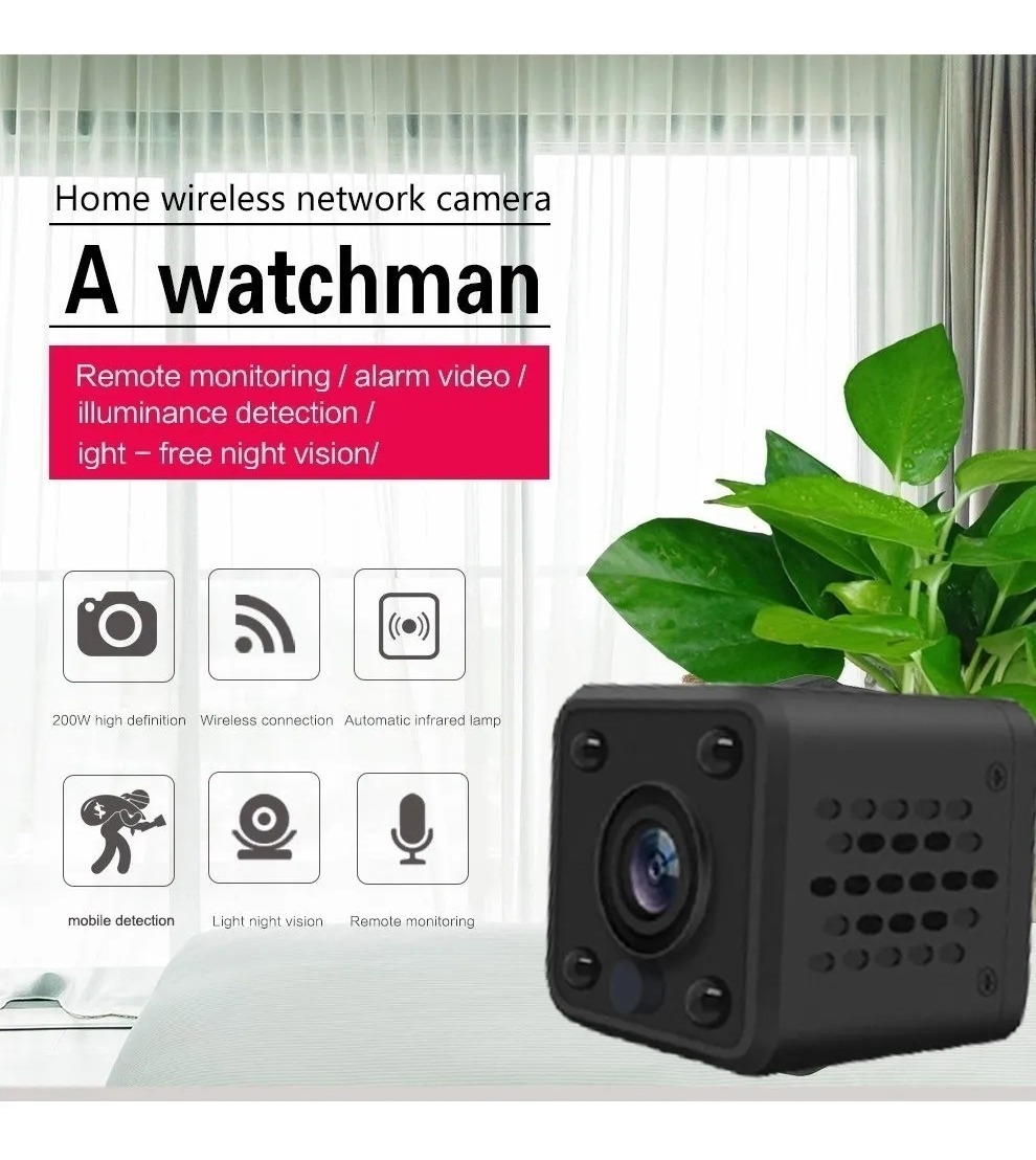 1080p Hd Mini Wifi Câmera Ip Sem Fio - Imagem 4
