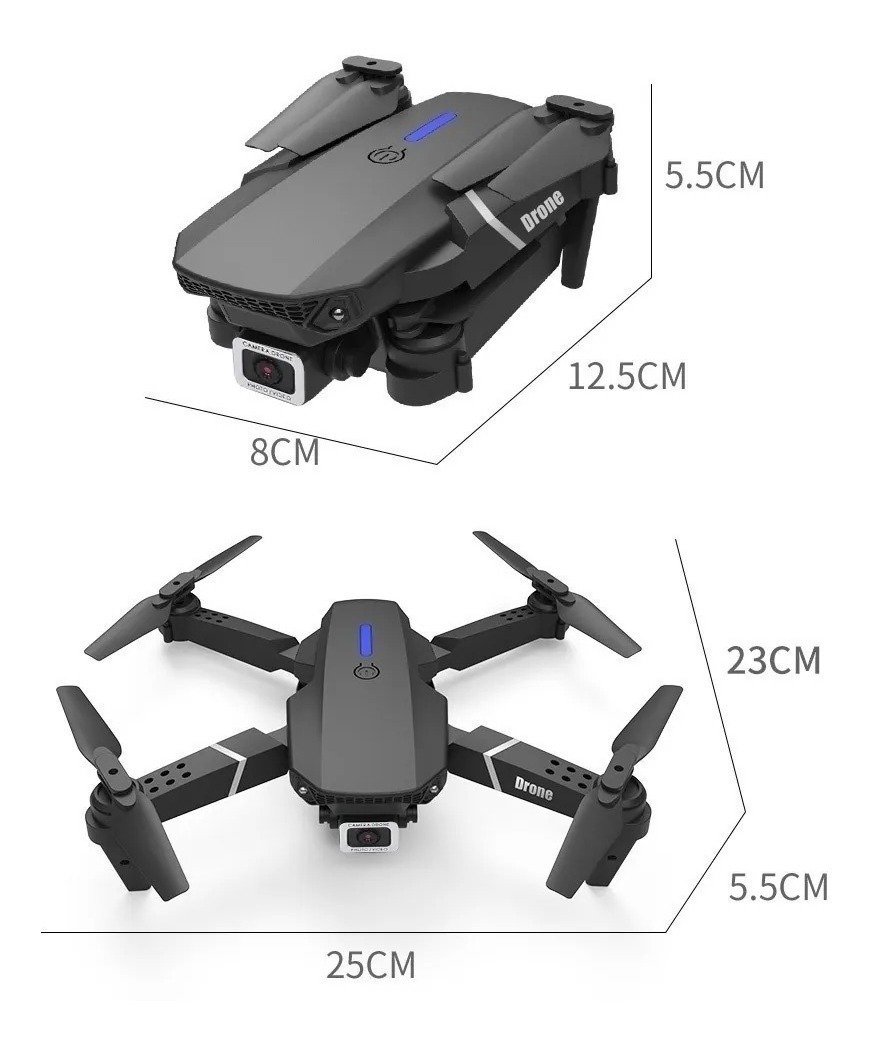 Rc E525 Drone 4k Camera Fpv Wifi Dual Câmera Drone - Imagem 5