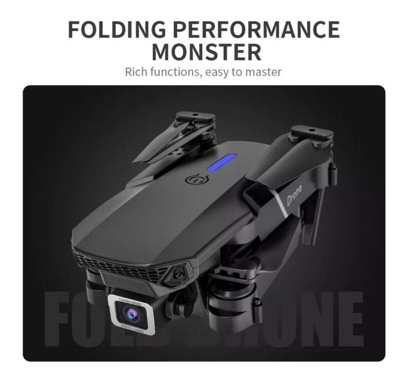 Drone E88 Câmera Uhd Profissional 2.4ghz Barata 2 Baterias - Imagem 9