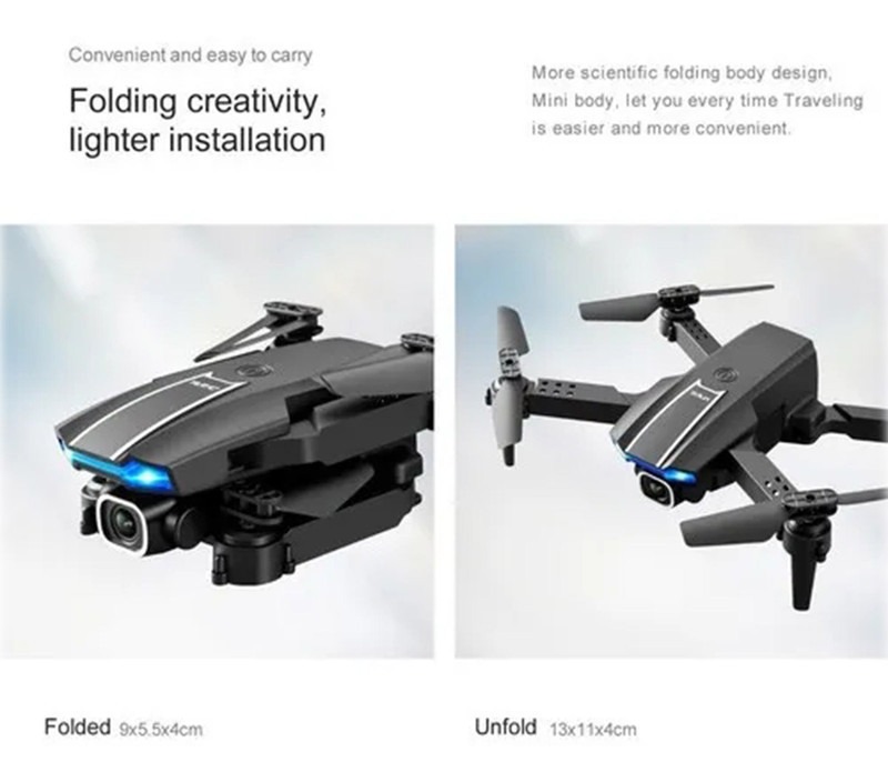 Câmera Profissional Do Zangão 4k Com Câmera E 2 Baterias - Imagem 3