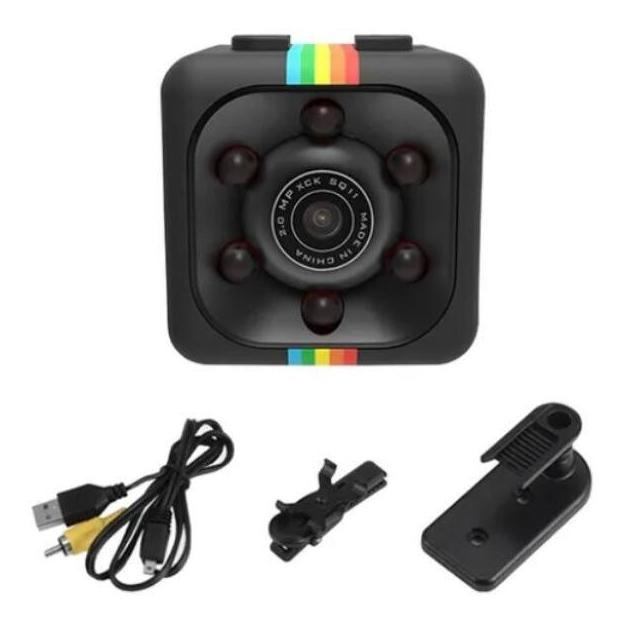 Sq11 Mini Spy Camera Para Carro, Escritório E Uso Ao Ar Livr - Imagem 2