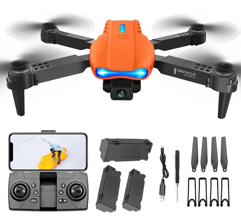 Drone Profissional E99 Pro 2.4ghz Com Câmera Hd E 3 Bateria