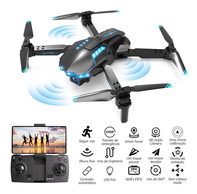 Drones Profissionais Com Camera 4k Com Desvio De Obstáculos - Imagem 2