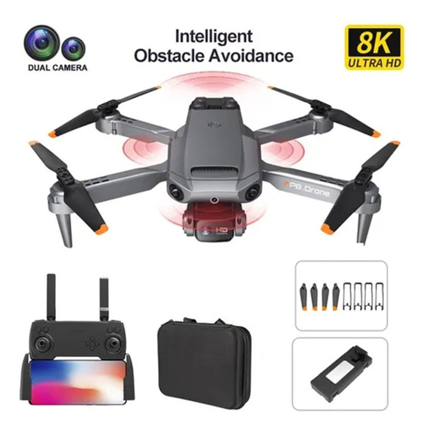 Drone Profissional Ultra Hd 8k Wifi Com Câmera Dupla