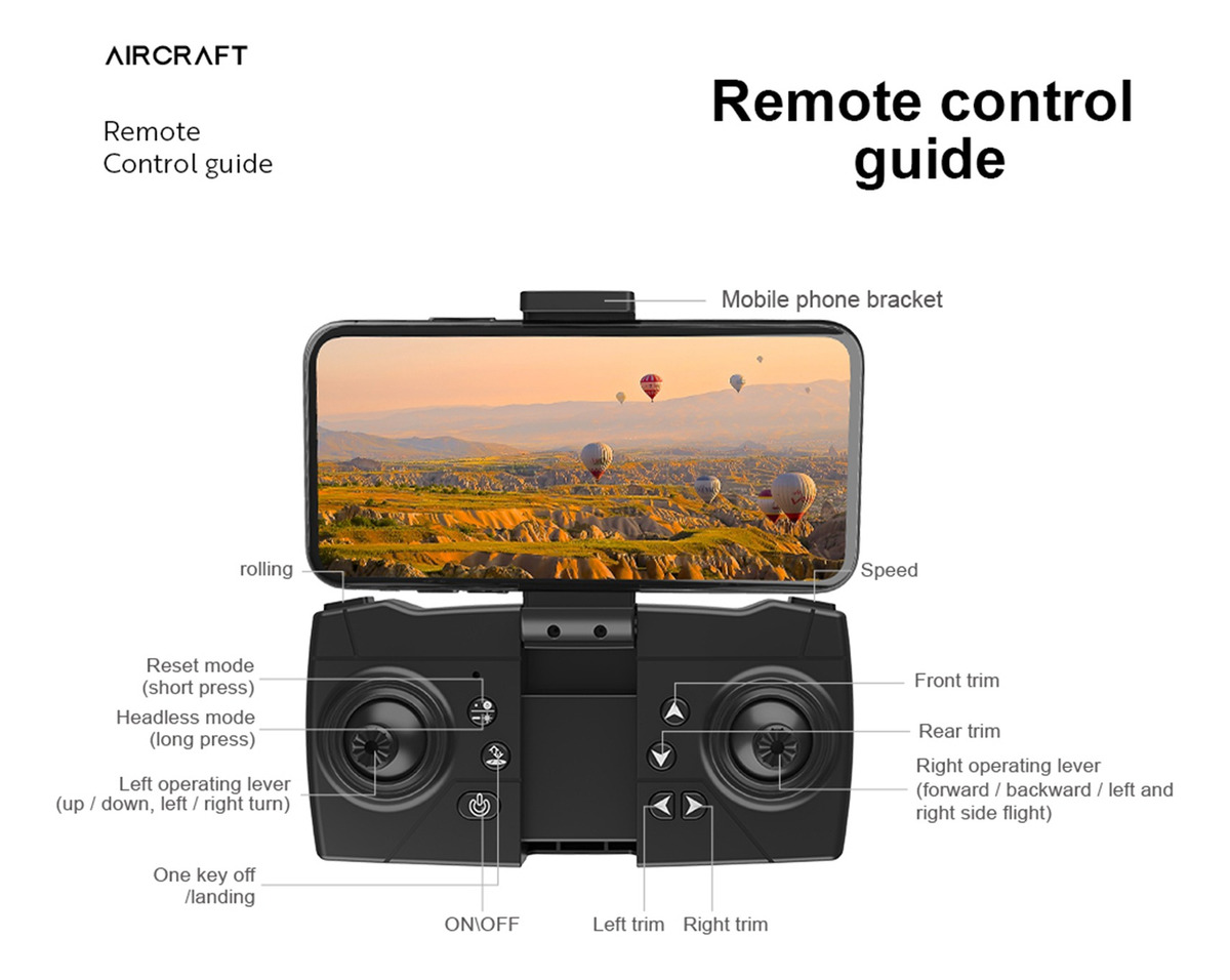 Quadricóptero Dobrável Fpv 3d Flip 4ch Rc Drone De 2,4 G (ci - Imagem 7
