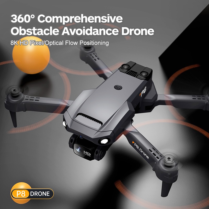 Drone Dobrável Profissional Novo Com Câmera 4k +2 Baterias - Imagem 4
