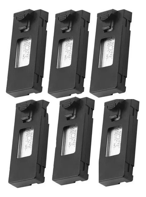Bateria Para Mini Drone E88 Pro 6pcs