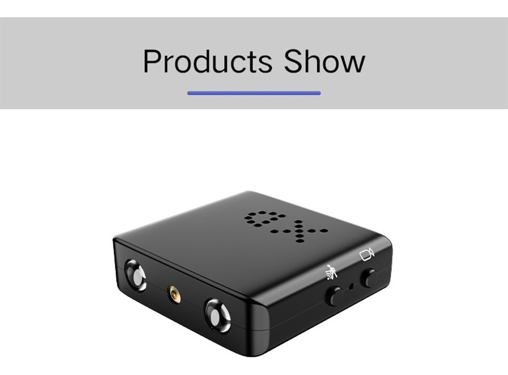 1080p Mini Gravação Detecção Movimento Visão Noturna Wi-fi - Imagem 4