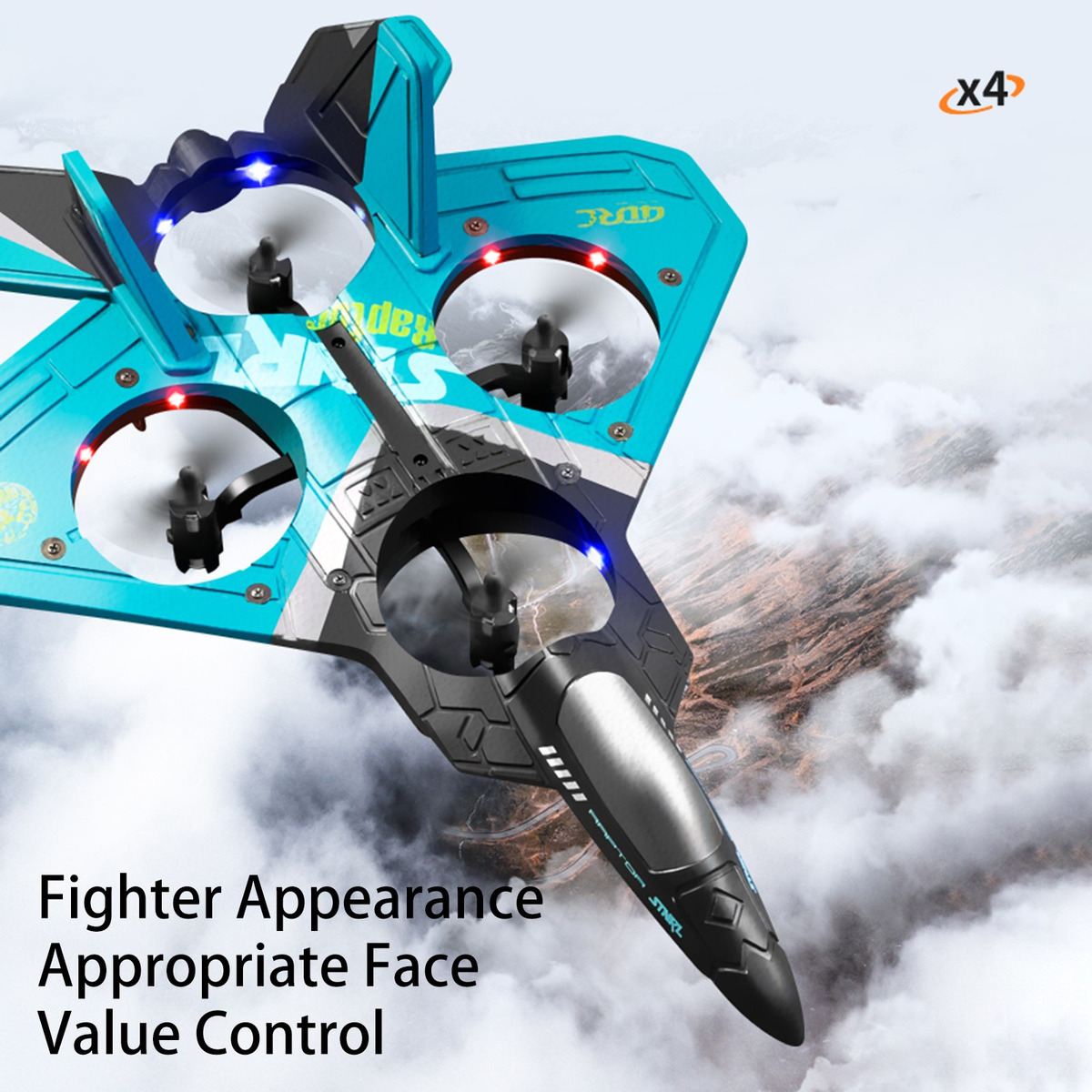 Avião De Controle Remoto Rc Plane 2,4 Ghz 6ch Epp Foam Com - Imagem 7