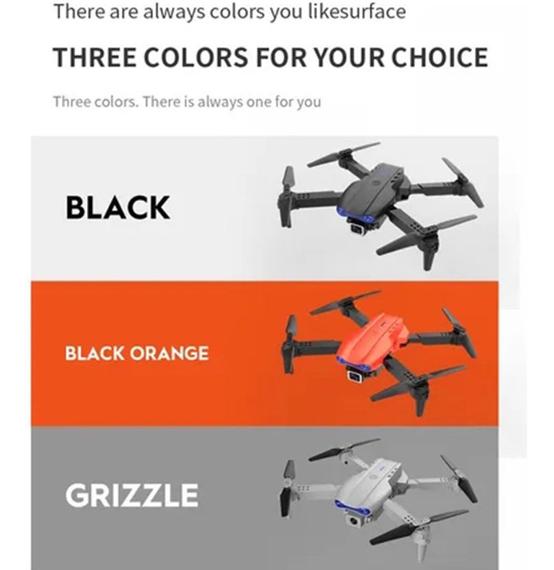 Câmera Profissional Do Zangão K3 4k Wifi Fpv+2 Baterias - Imagem 2