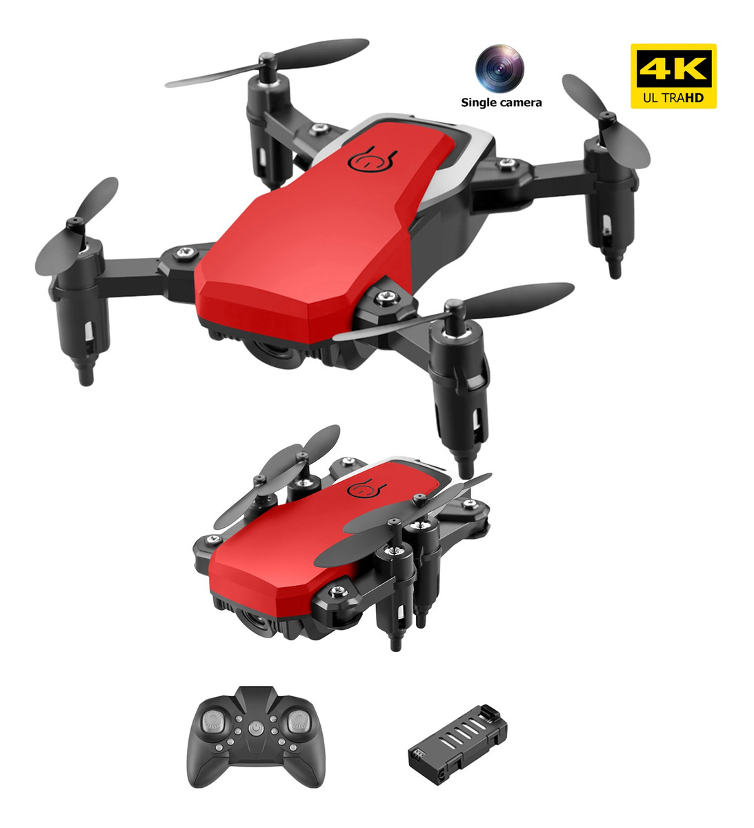 Câmera 4k Hd Rc Drone 3d Flip 4ch 2.4g Controle Remoto De Rá - Imagem 9