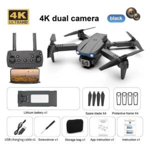 Drone Câmera Dupla 4k Profissional Com Luzes Led 1 Baterias