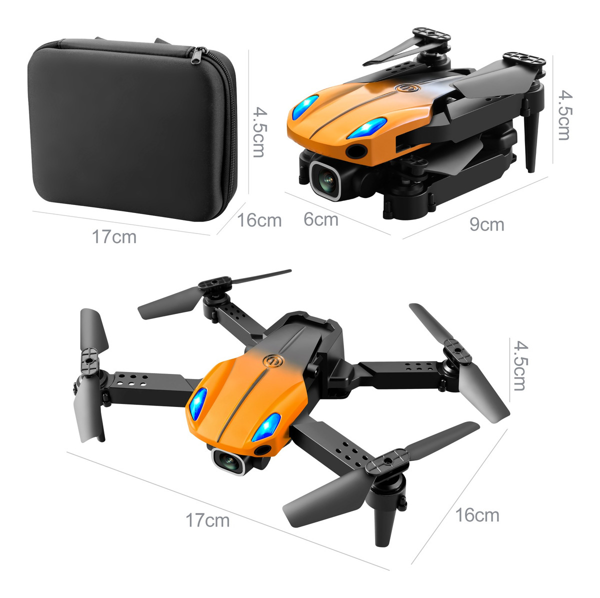 Ky907 50° Zoom Stunt Obstacle Avoidance Aeronave 3 Bateria - Imagem 9