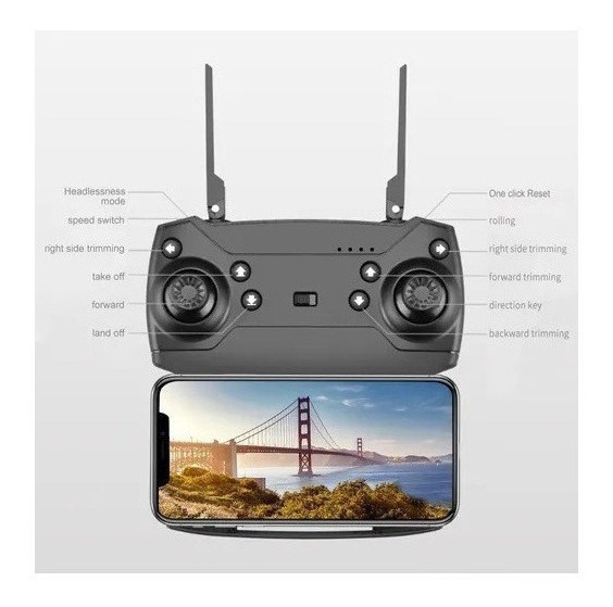 Mini Drone Infantil Com Camera De Controle Remoto - Imagem 11
