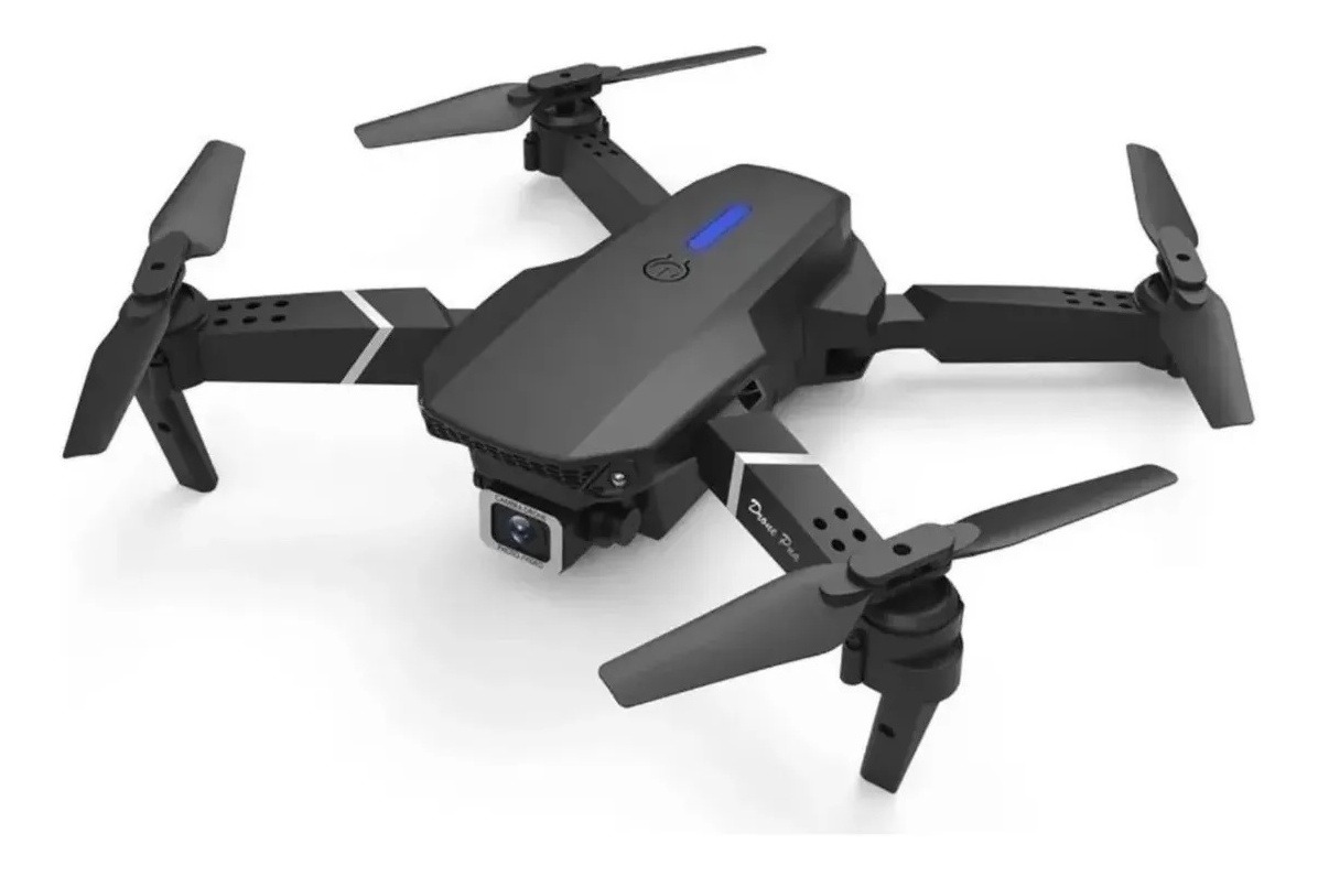 E88 4k Drones 1080p Hd Câmera Rc Quadcopter Com 2 Baterias - Imagem 2