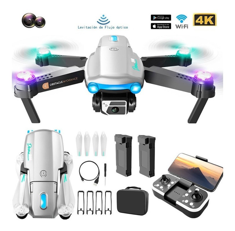 Mini Drone S98 Novo Rc 4k Hd Barato Com Câmera Dupla Com Led