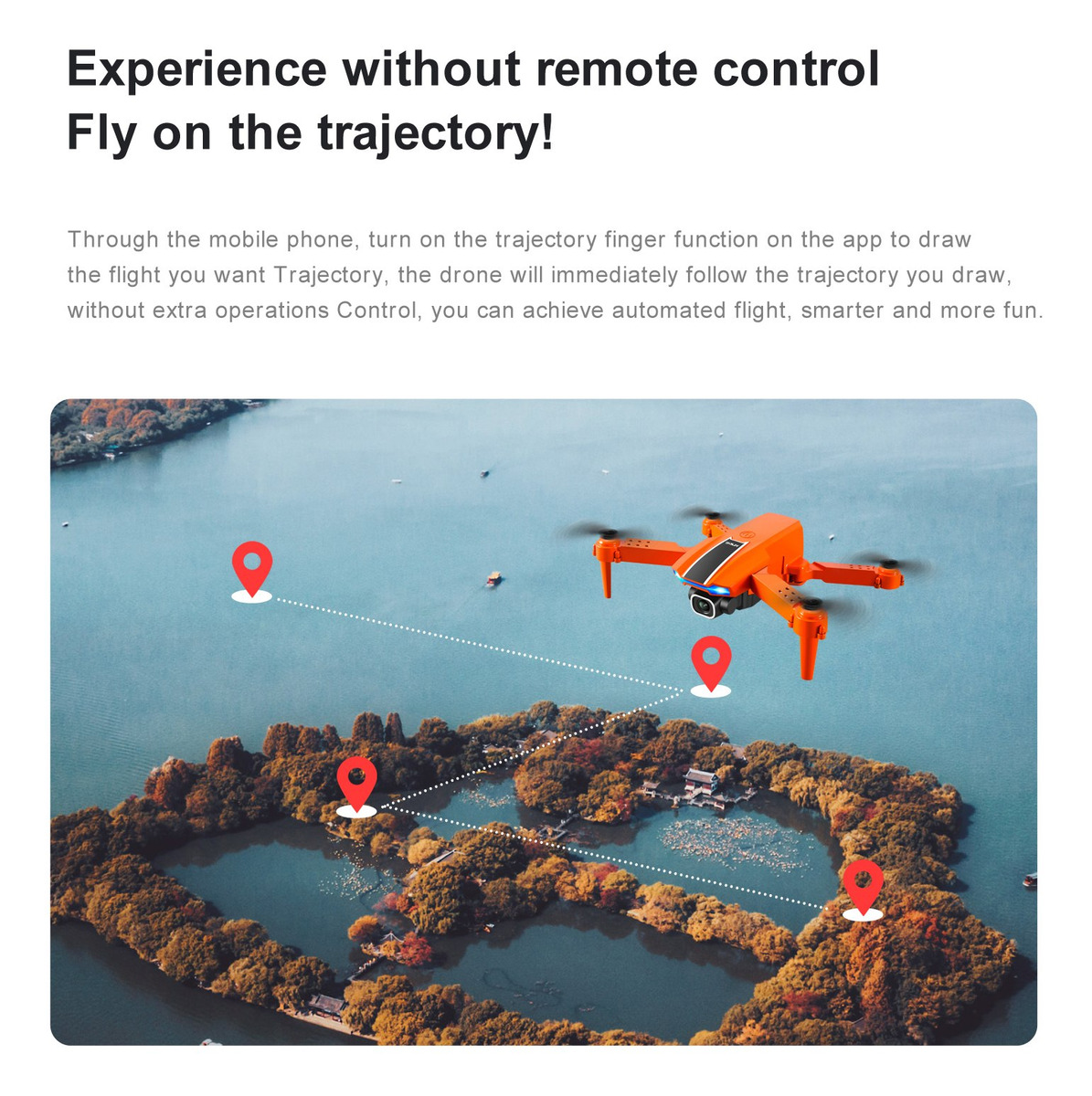 Drone Infantil Profissional Controle Remoto Com Camera - Imagem 4