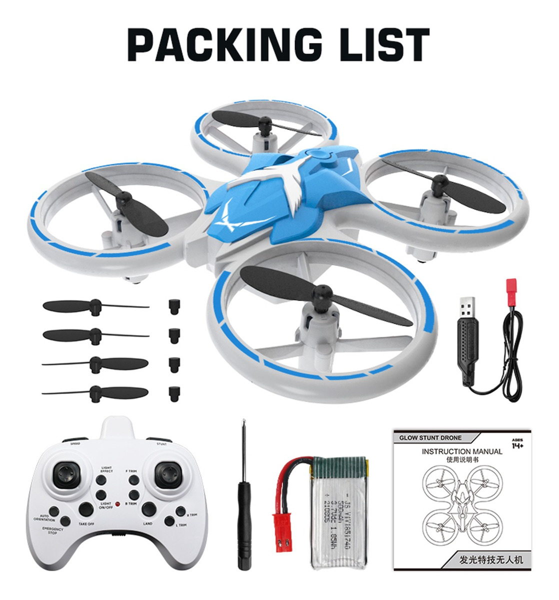 Flytec T22 Mini Drone Para Crianças Rc Quadcopter Com Função - Imagem 5
