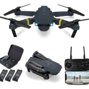 Drone E58 Com Dupla Câmera Hd 2.4ghz 3 Baterias