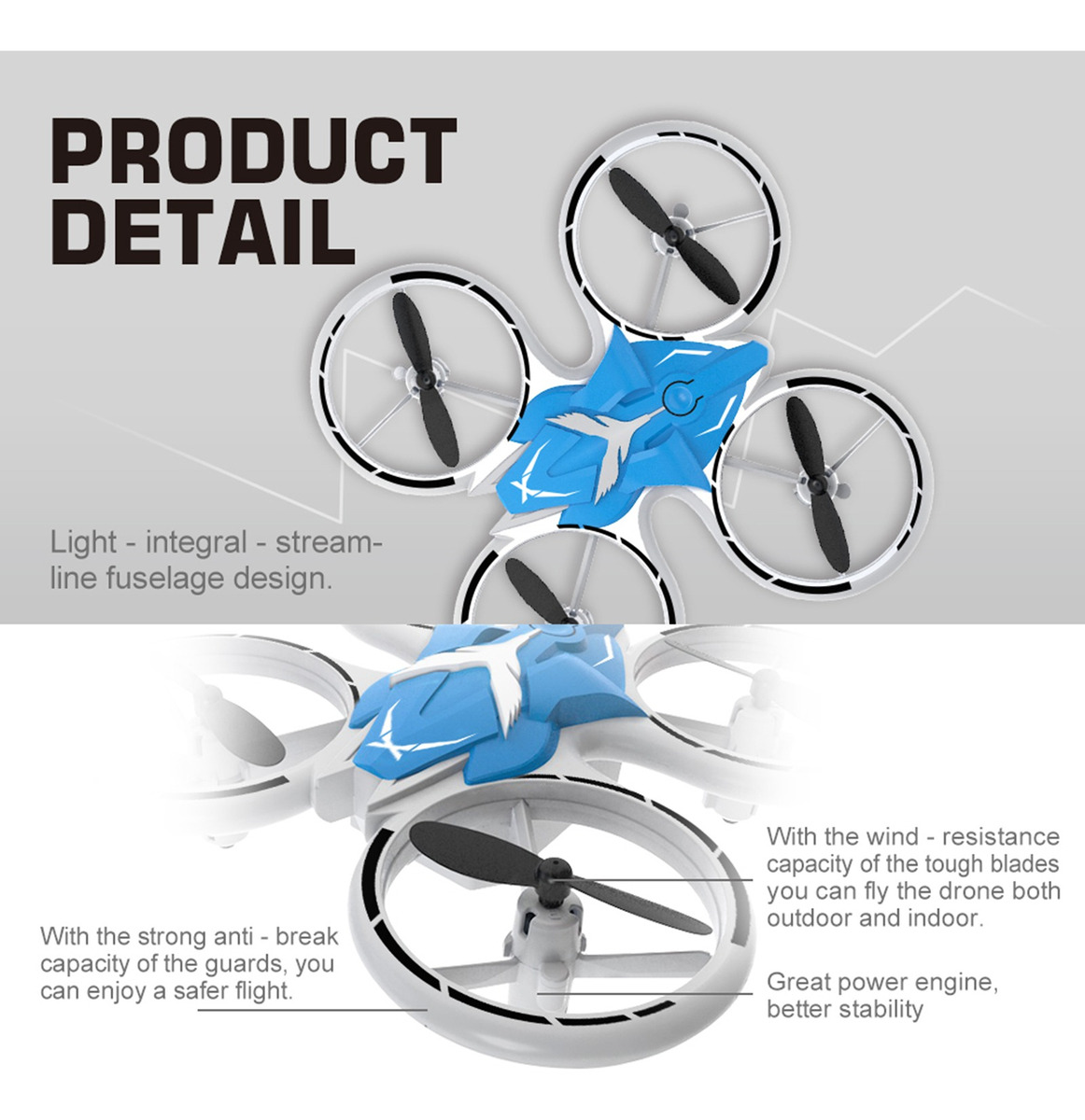 Luzes Led Para Aeronaves Gyro Rc De 6 Eixos 2,4 Ghz 4ch Quad - Imagem 2