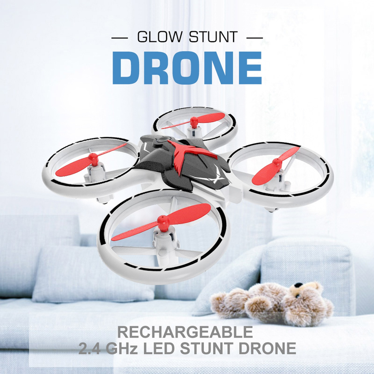 Luzes Led Para Aeronaves Gyro Rc De 6 Eixos 2,4 Ghz 4ch Quad - Imagem 3