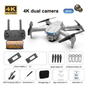Drone Mini Profissional Barato E99k3 Com Câmera Dupla