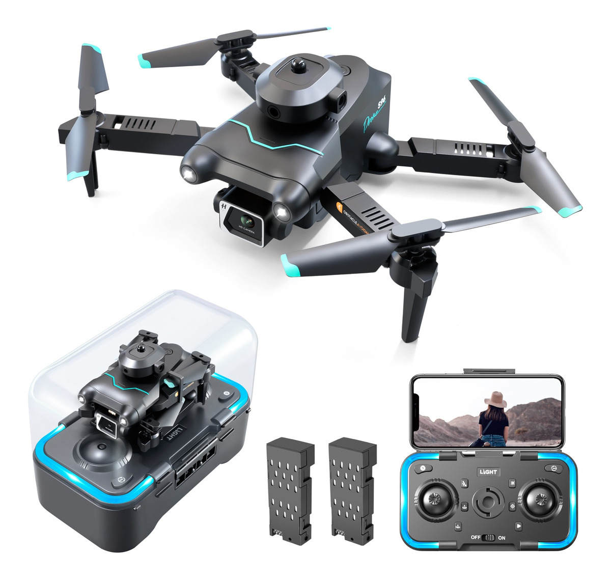 Mini Drones Profissionals Com Câmera 4k Drone Infantil
