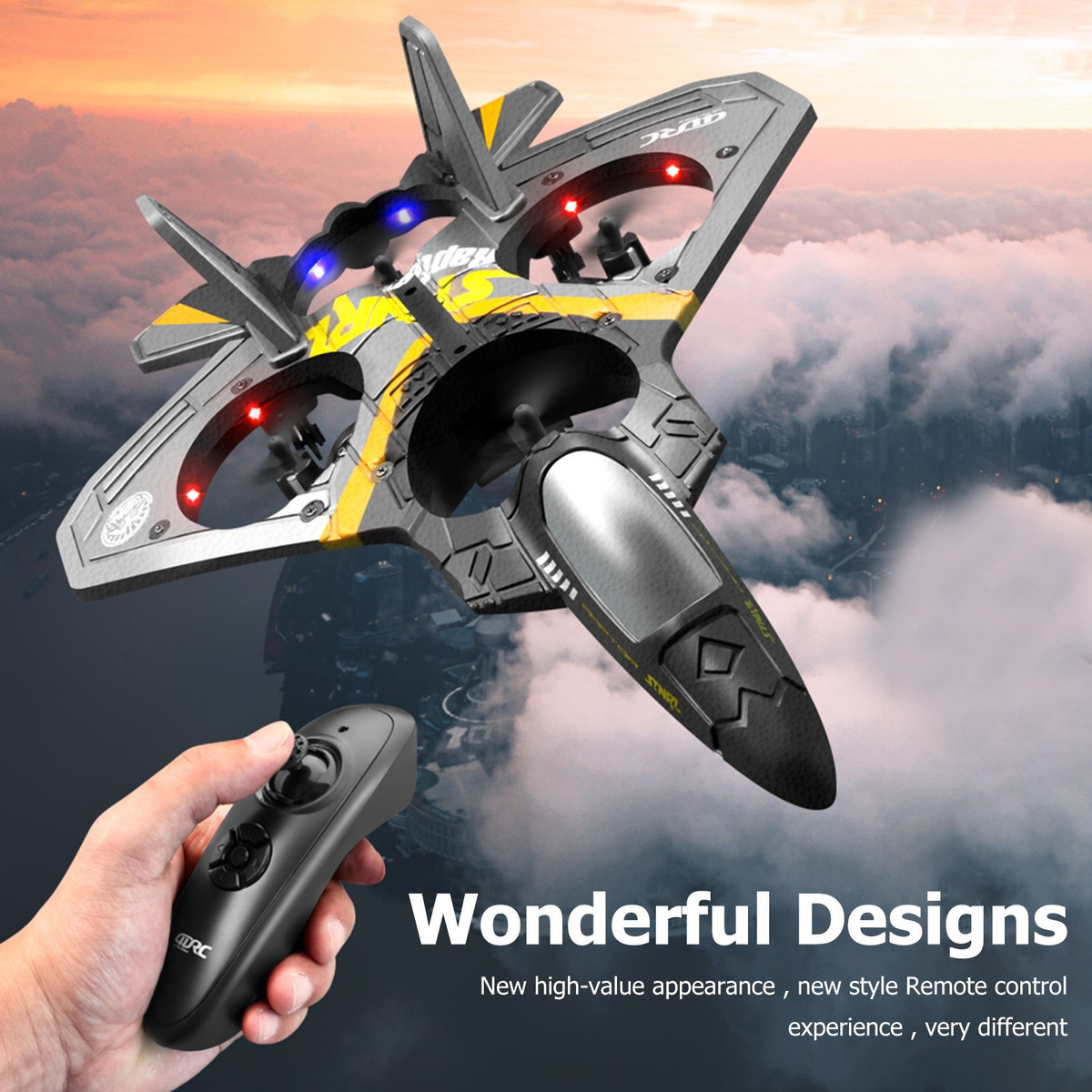 Avião De Controle Remoto Rc Plane 2,4 Ghz 6ch Epp Foam Com - Imagem 13