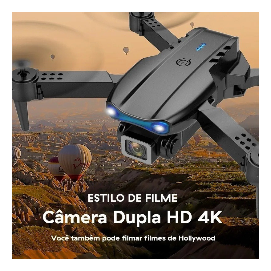 Drone 4k Câmera E99 Dupla Longa Duração Da Bateria - Imagem 3