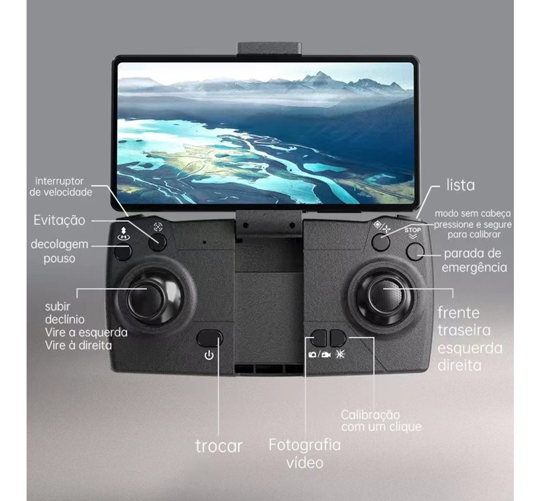 Mini Drones Profissionais Com Câmera 4k Nível Iniciante - Imagem 2