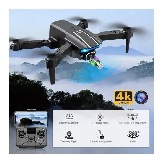 S89 Mini Drone Câmera Dupla 4k Hd Barato + 2 Baterias - Imagem 10