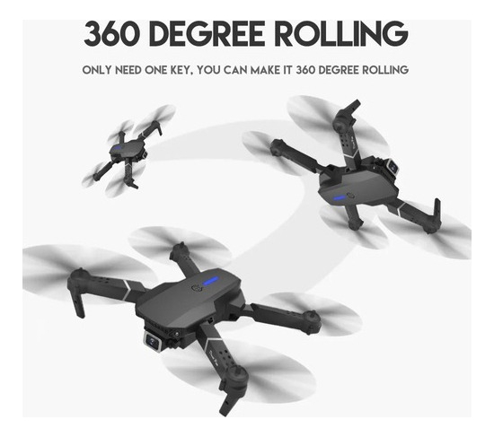 Mini Drone Câmera Grande Angular Wi-fi Barato + 2 Morcegos - Imagem 7