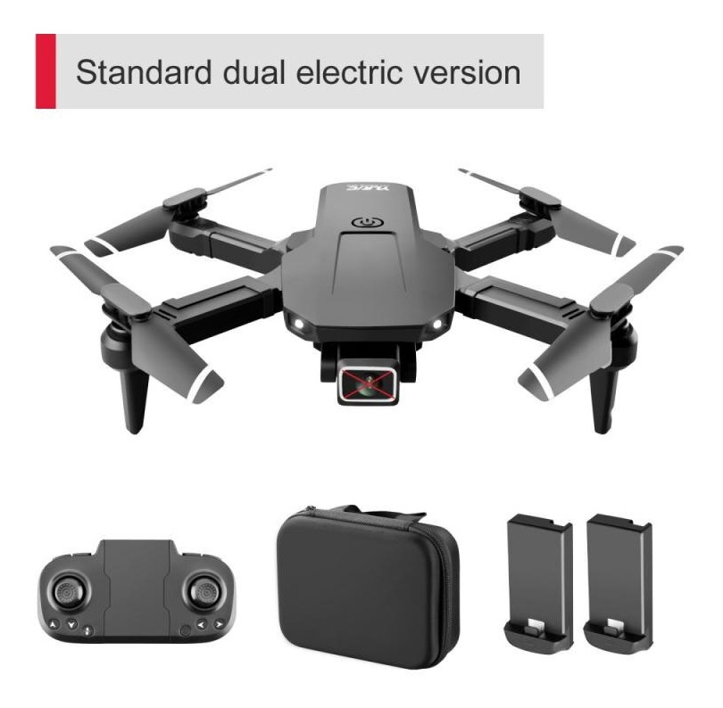 Mini Drone Quadricóptero Preto S68 Sem Câmera E 2 Baterias